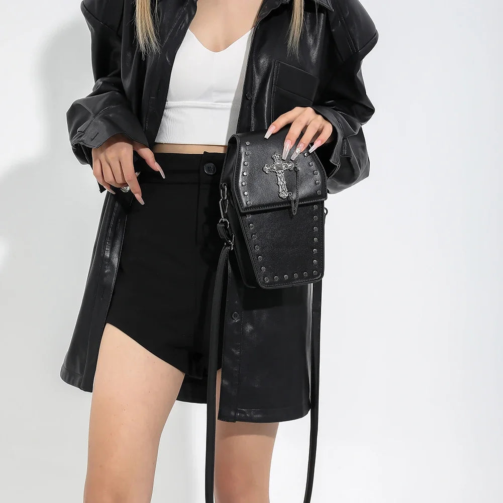 Coffin Cross Crossbody Bag