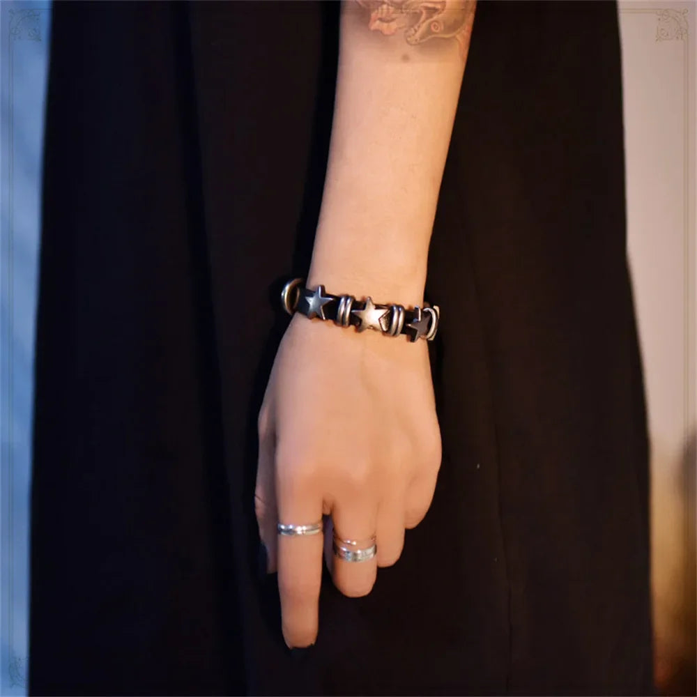 B*thcin Leather Bracelet