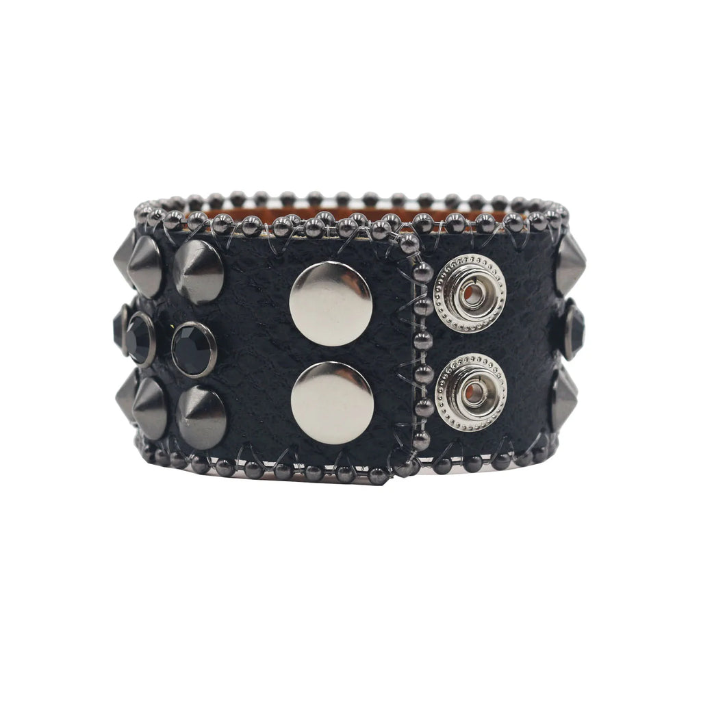 Rugged Leather Wristband