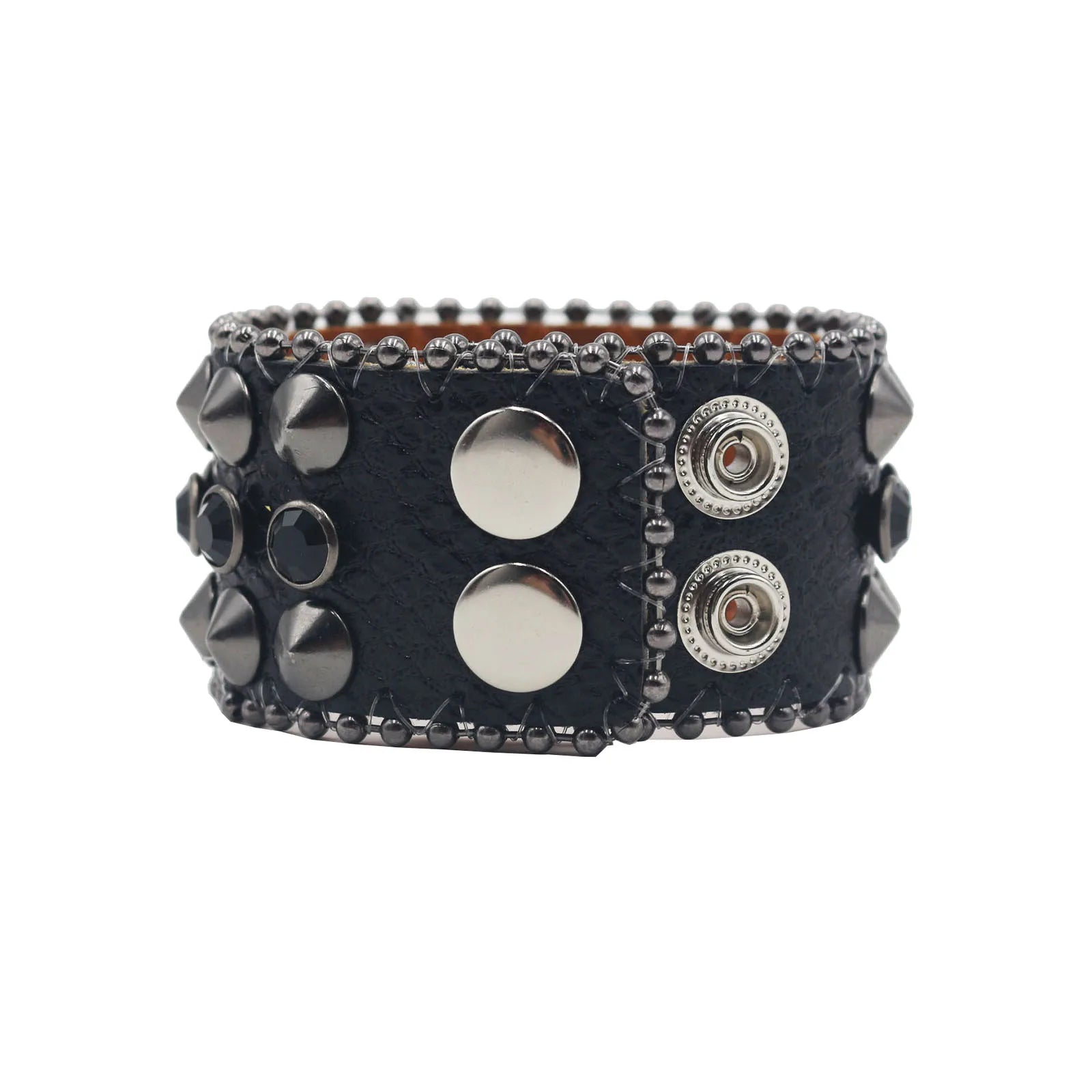 Rugged Leather Wristband