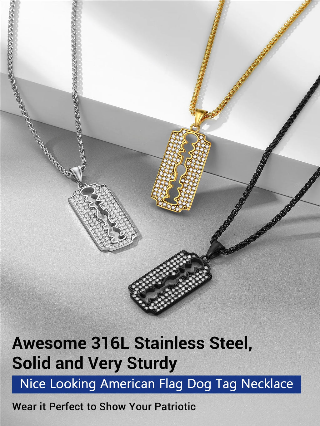 Blunt Blade Necklace