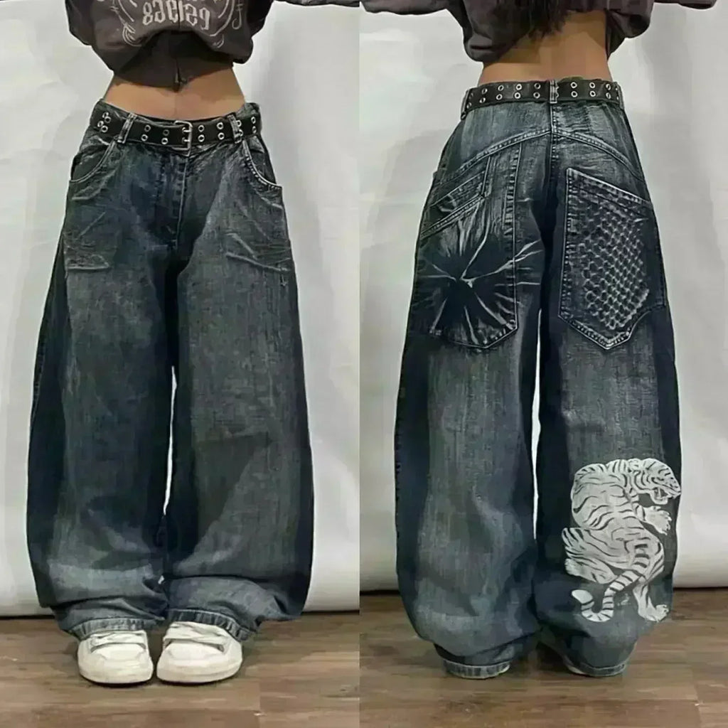 “South Pole” Faded Baggy Jeans