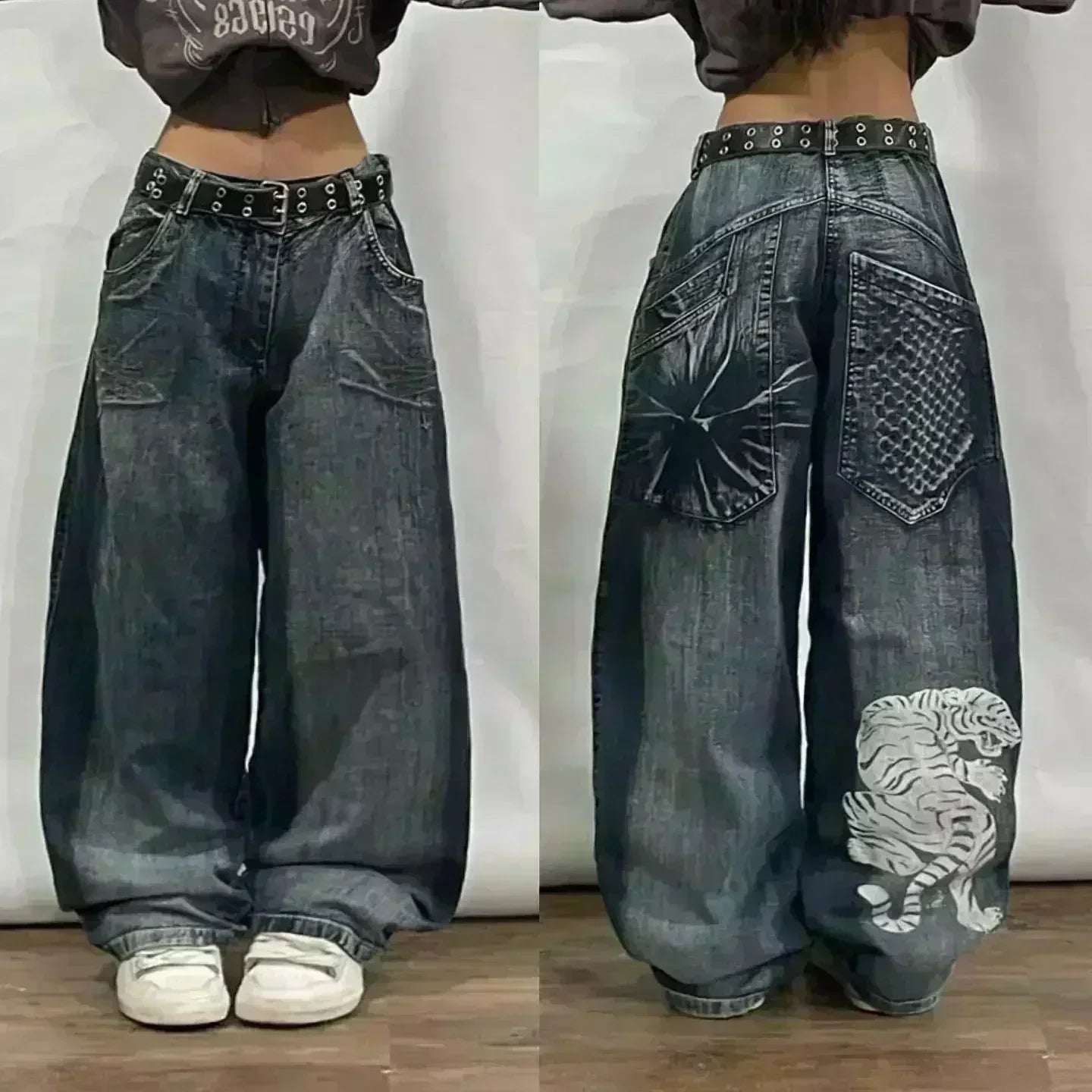 “South Pole” Faded Baggy Jeans