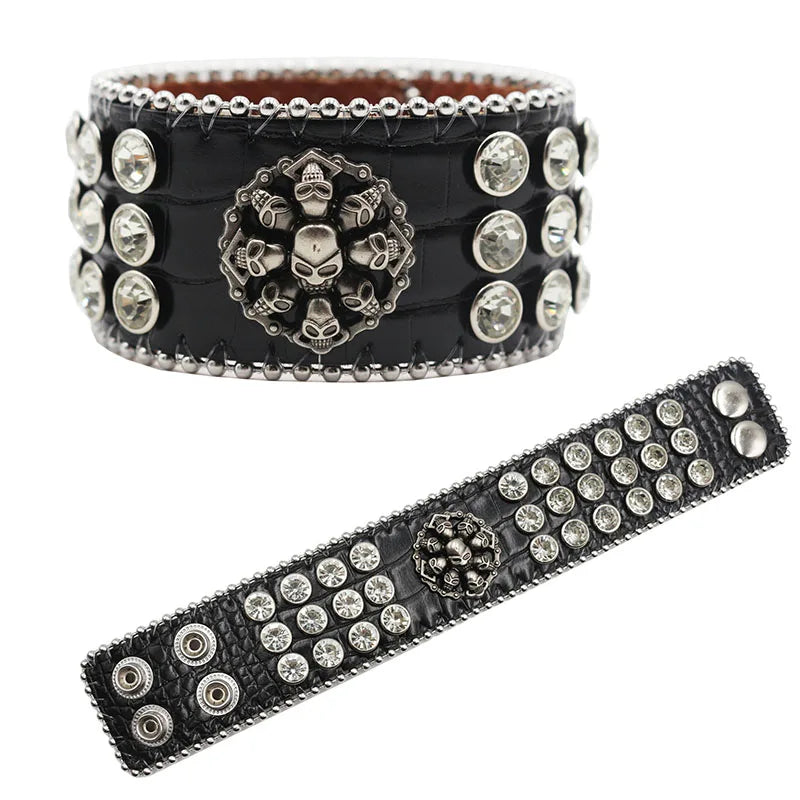 Rugged Leather Wristband