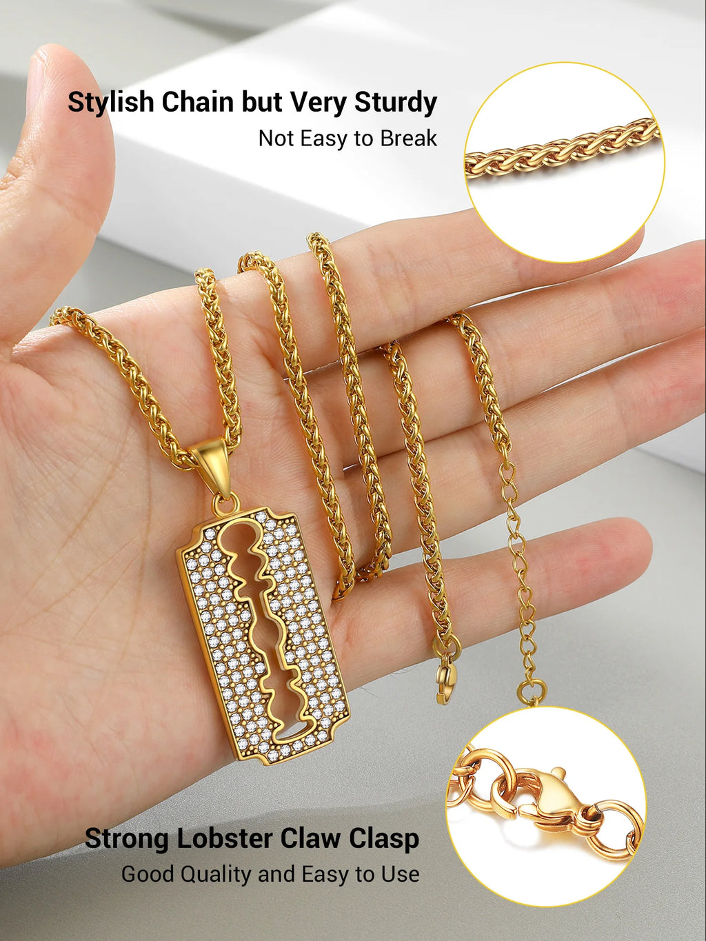 Blunt Blade Necklace