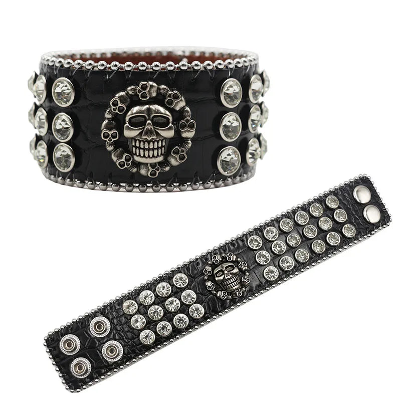 Rugged Leather Wristband