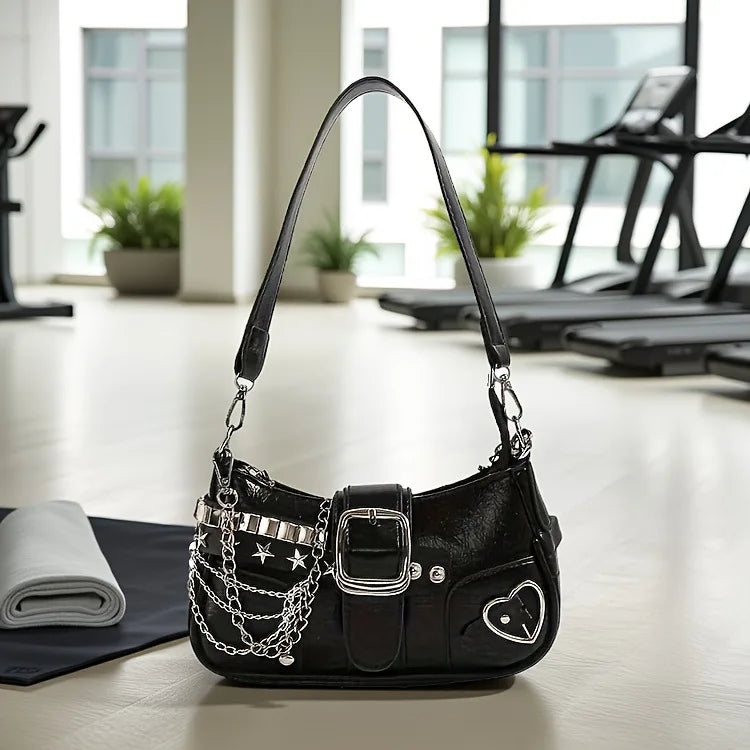 Heart n Chains Shoulder Bag
