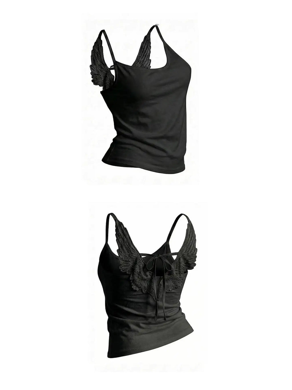 Angel Wings Embroidered Vest