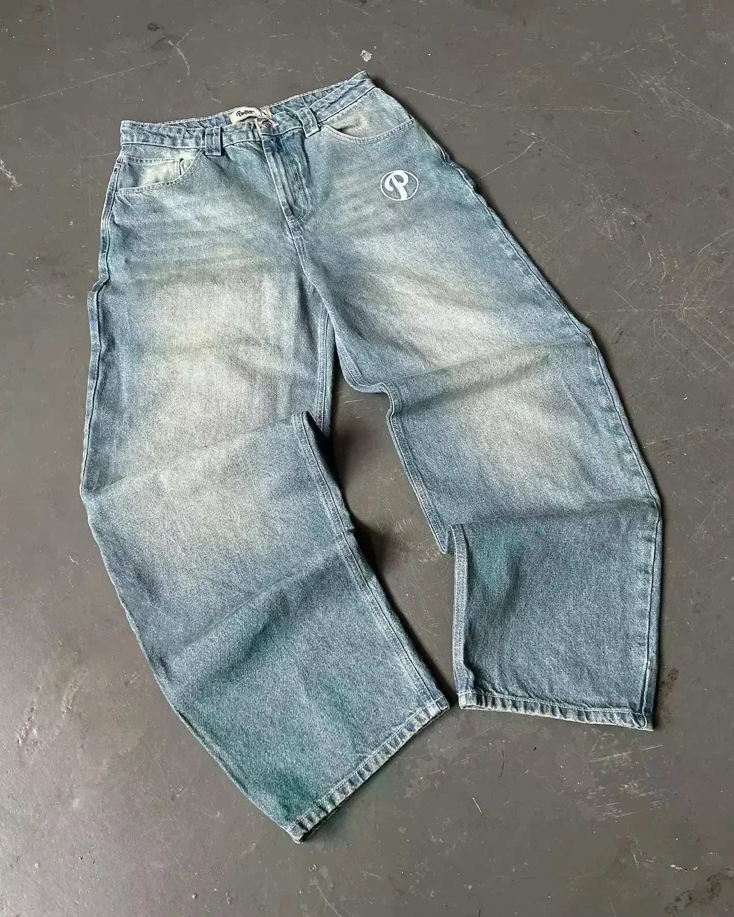 “South Pole” Faded Baggy Jeans