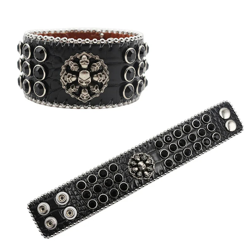 Rugged Leather Wristband