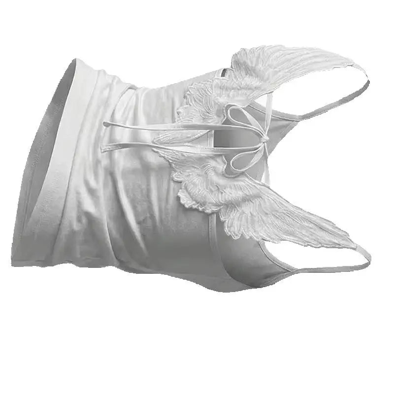 Angel Wings Embroidered Vest