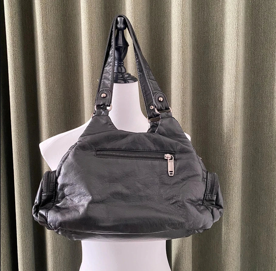 Cross n Chains leather Tote bag