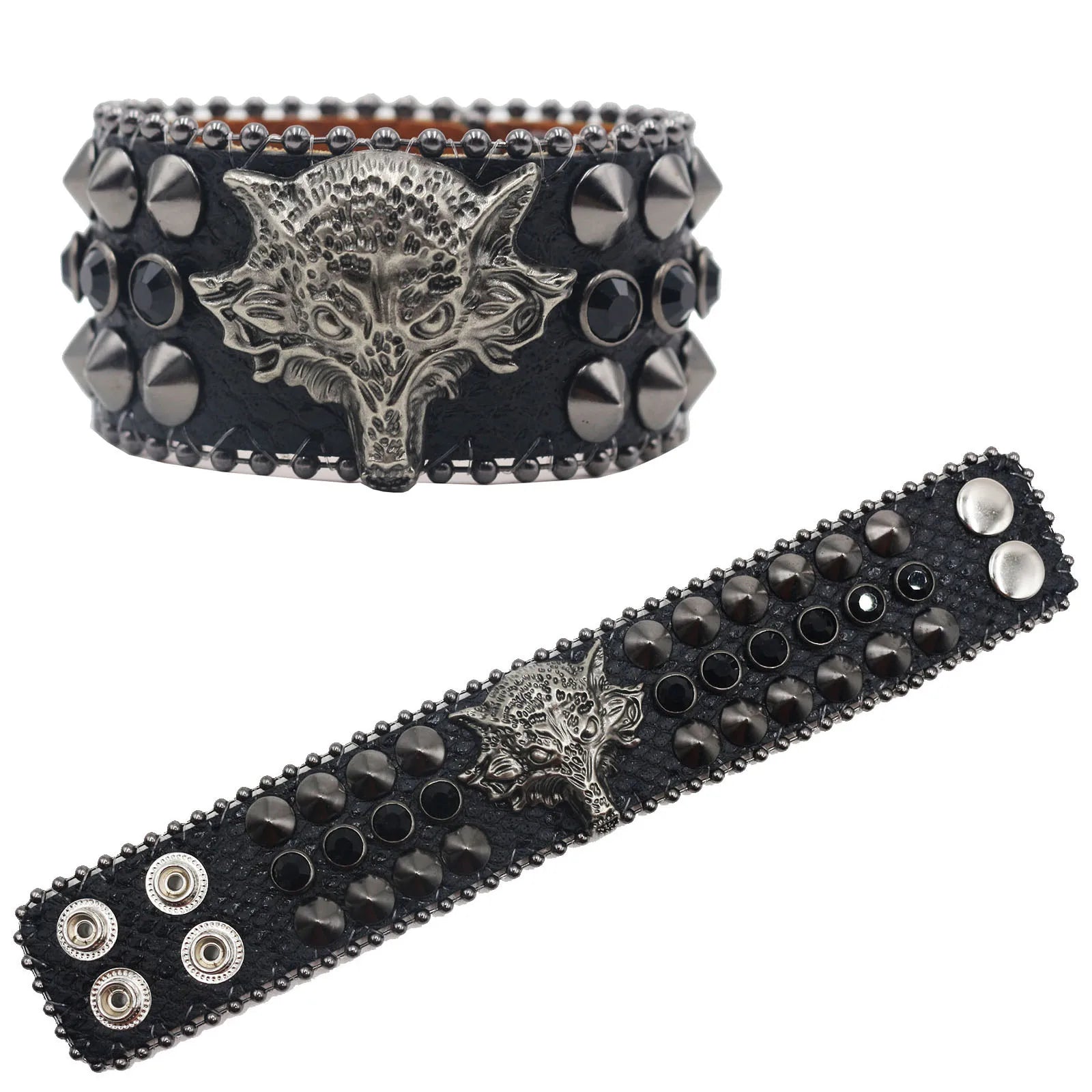 Rugged Leather Wristband