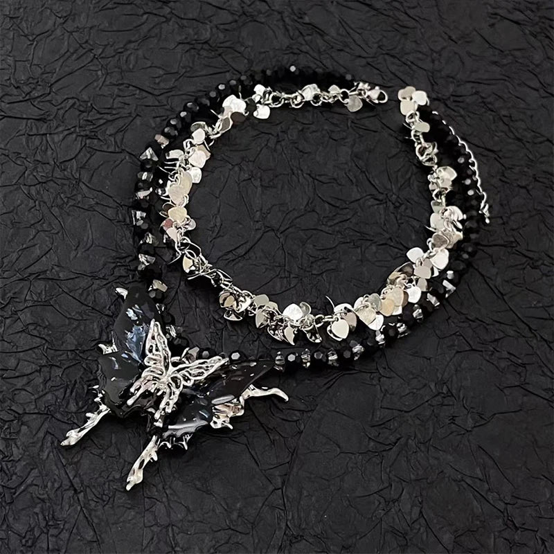 Double Butterfly necklace