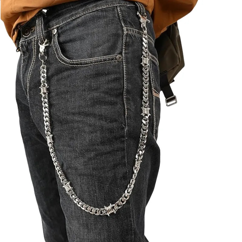 Barbed Wire Wallet Chain