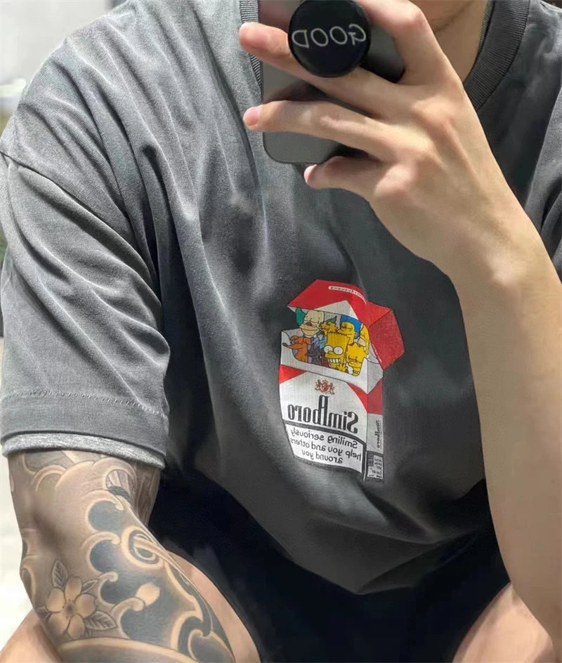 Cigarette Oversized T Shirt