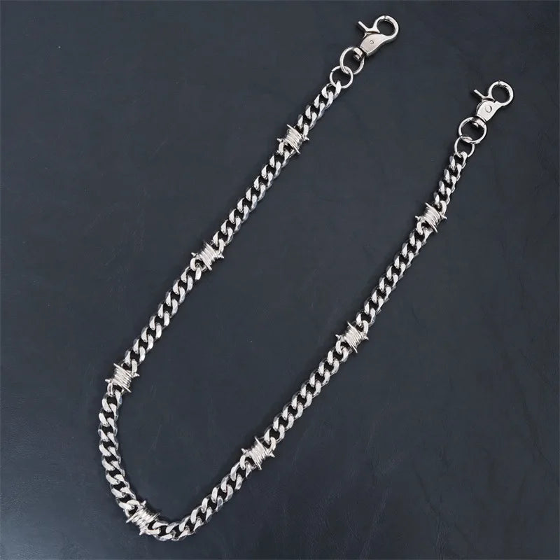 Barbed Wire Wallet Chain