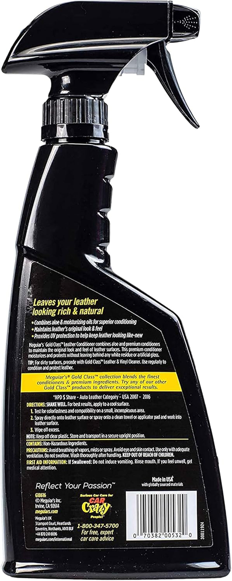 Meguiar'S Gold Class Leather Conditioner Spray 