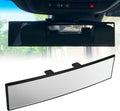 Wide Rear View Mirror Clip on 12 Inch Universal Panoramic Convex Interior Wide Angle Mirror