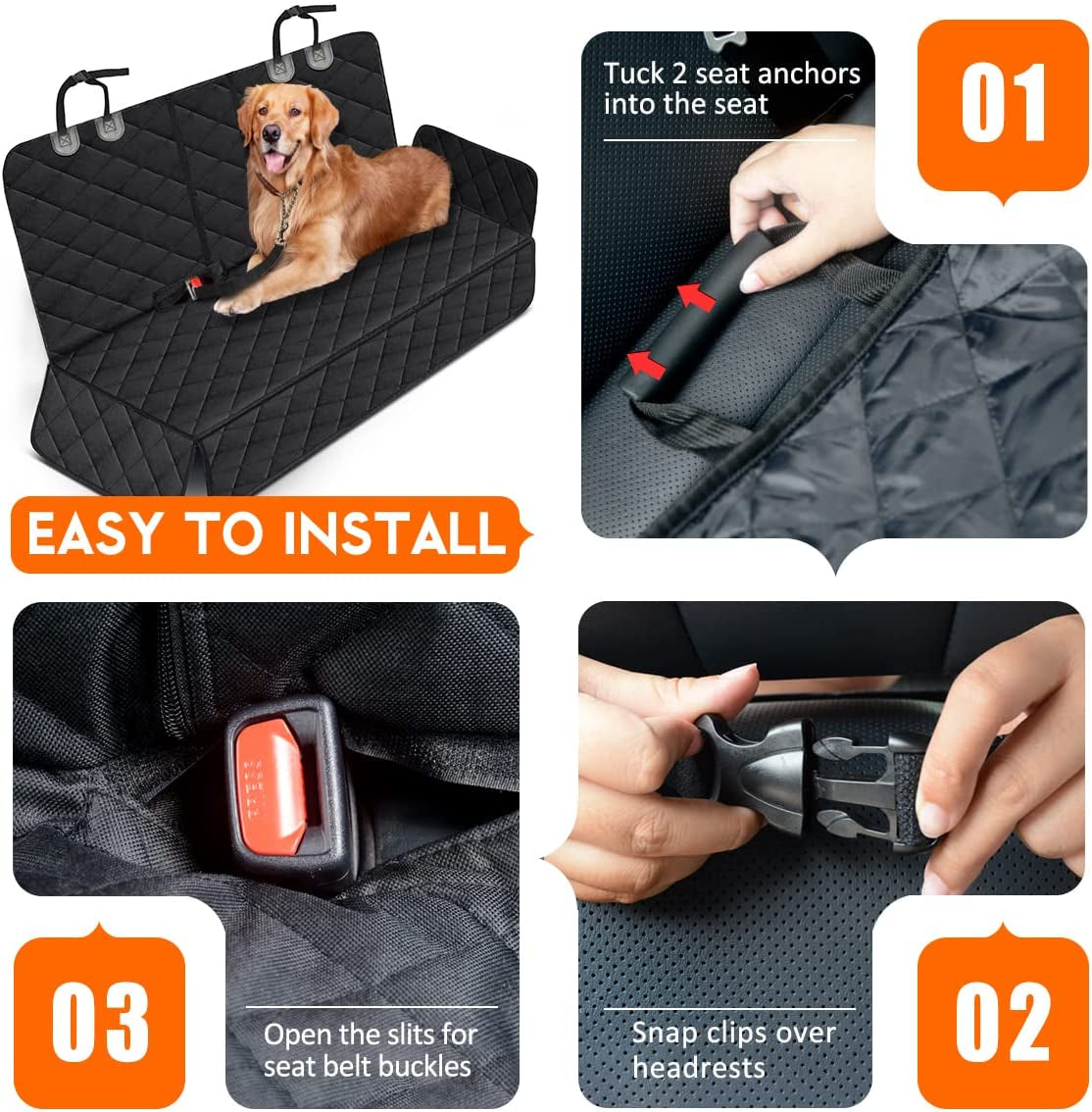Durable Backseat Cover 