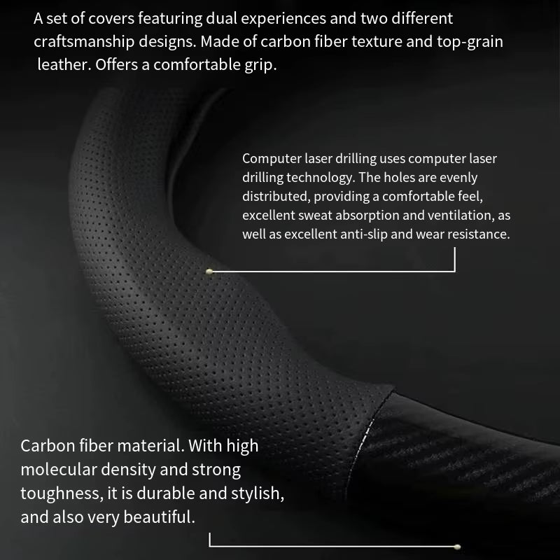Carbon Fiber Steering Wherl Cover