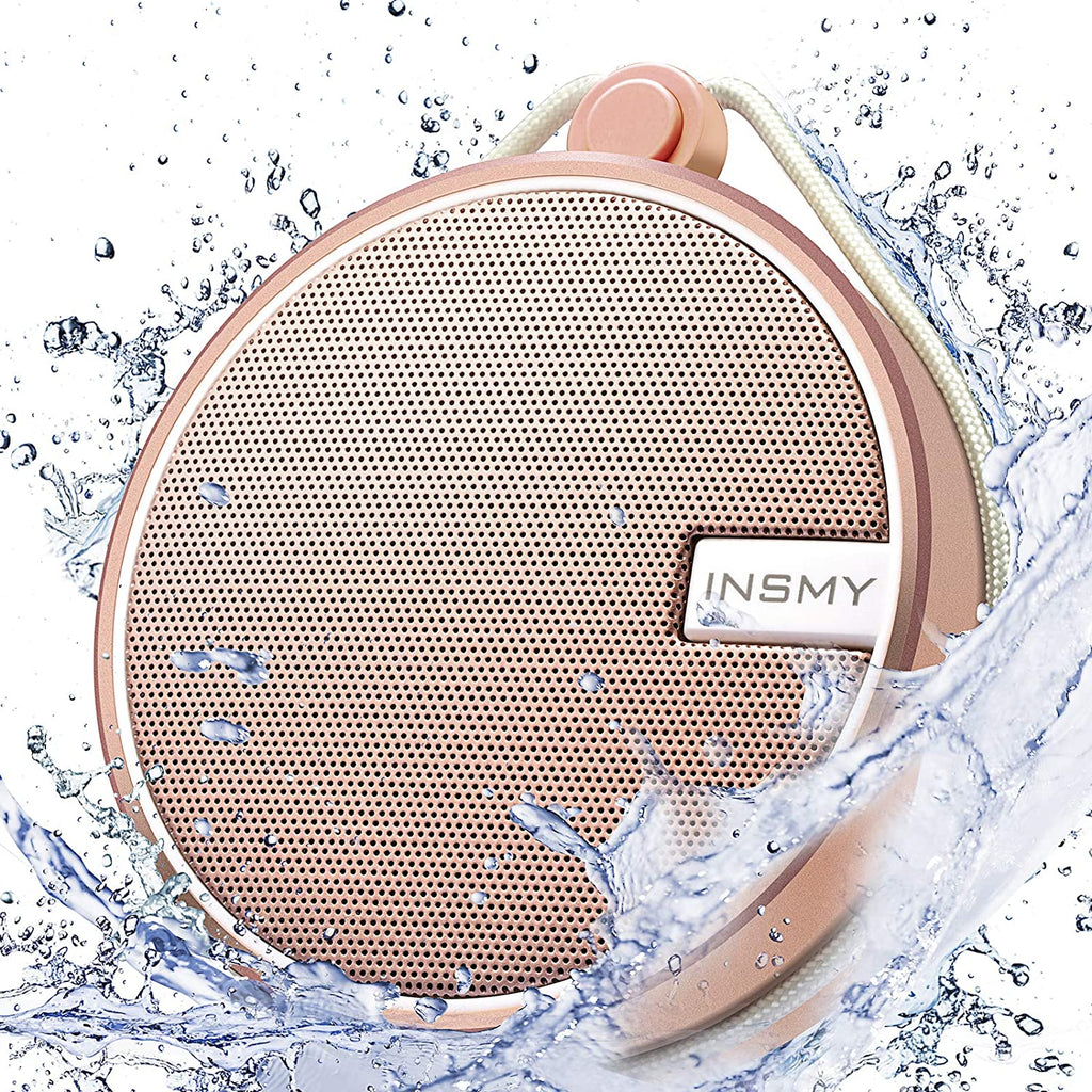  Waterproof Shower Bluetooth Speakers Portable Small Speaker | Speakers Bluetooth Wireless,Loud Clear Sound,Support TF Card,Suction Cup,For Outdoor Kayak Canoe Beach Gift Pink