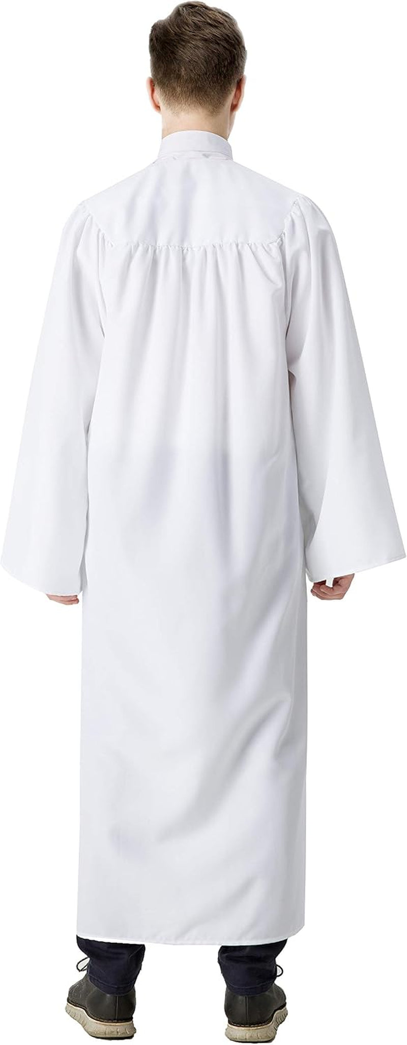 Adults Baptism Robes for Choir Church Judge Graduation Gown Confirmation Officiant Pastor Costume