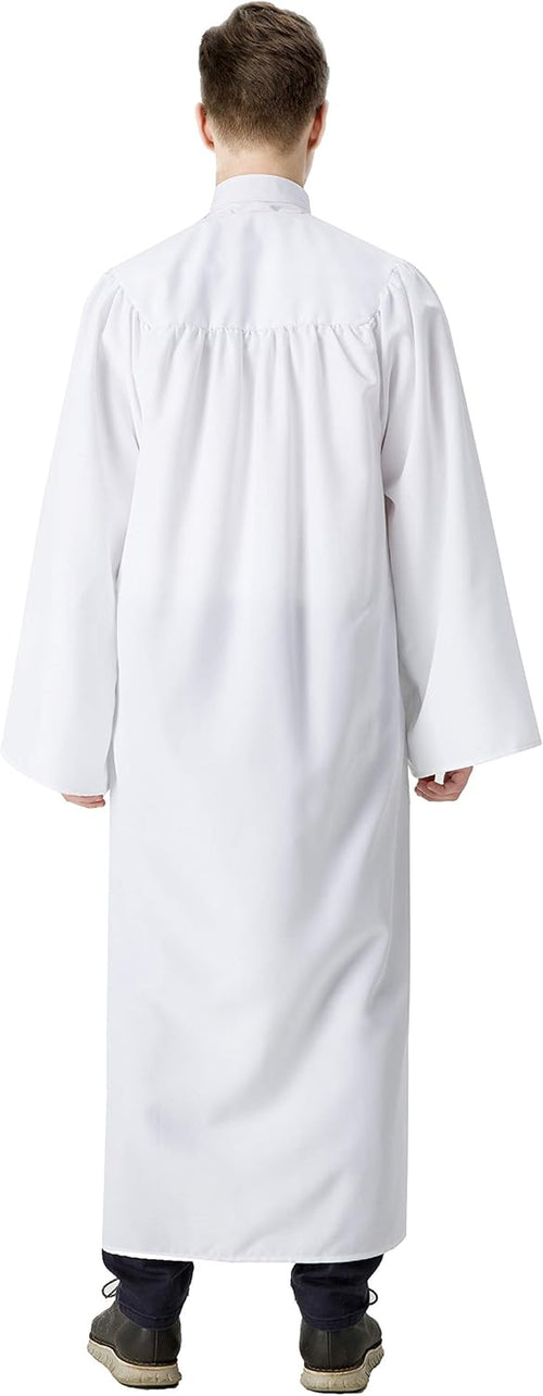 Adults Baptism Robes for Choir Church Judge Graduation Gown Confirmation Officiant Pastor Costume